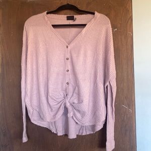 Urban outfitters waffle knit shirt